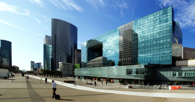 panorama of la defense - Paris - France