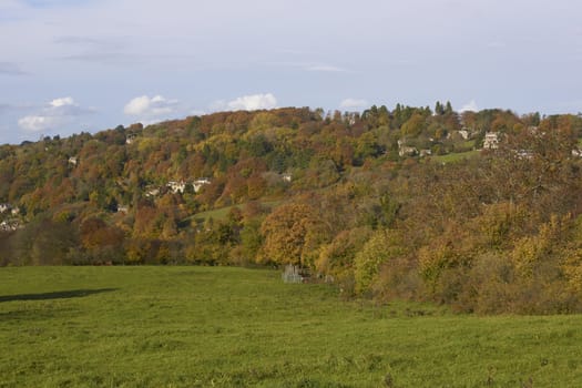 Autumn in the Cotswolds, Gloucestershire, England.