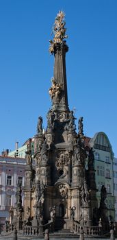 The column of the Holy Trinity in the main square of Olomouc in Republic Czech, World Heritage Site by Unesco