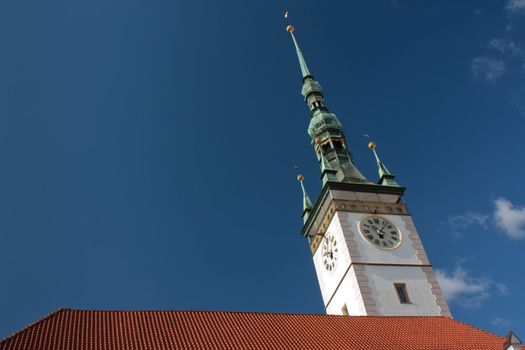 Belfry of the town hall of Olomouc - Czech Republic