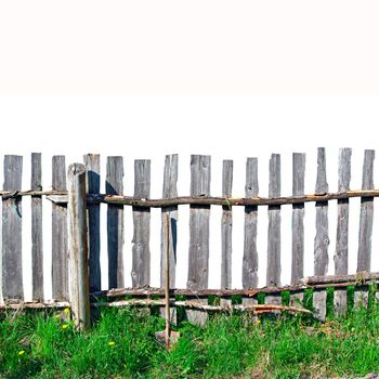 old wooden fence