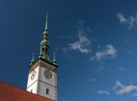 Belfry of the town hall of Olomouc - Czech Republic