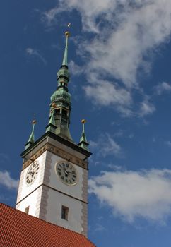 Belfry of the town hall of Olomouc - Czech Republic