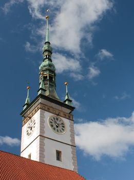 Belfry of the town hall of Olomouc - Czech Republic