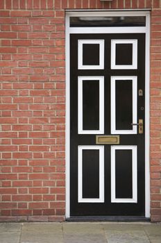 Black and White Door