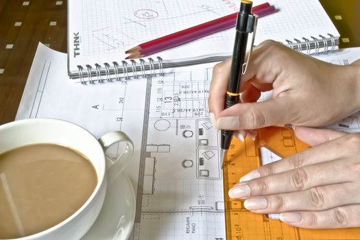 House plan blueprints