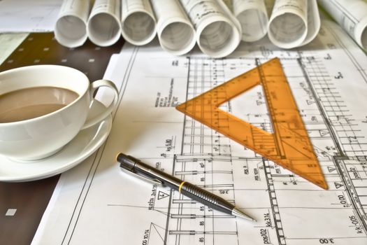 House plan blueprints