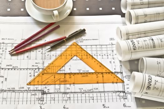 House plan blueprints