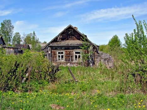 old wooden farmhouse