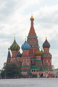 St Basil's Cathedral on the Red Square in Moscow