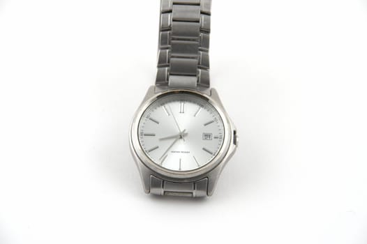 Watch with a bracelet on a white background