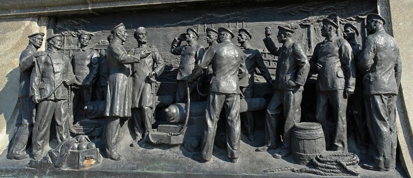 Sculptural part of a monument to defenders of Sevastopol
