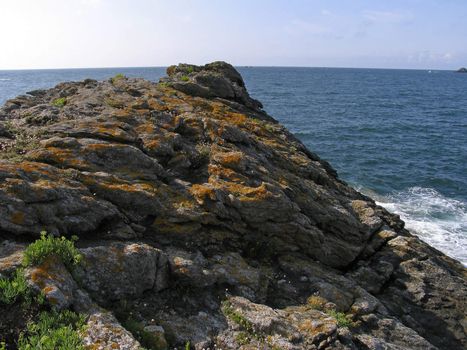 Rothéneuf, Brittany. On the coast. North of France.