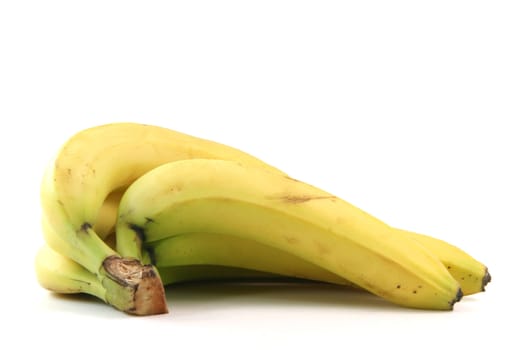 a bunch of banana isolated on white background healthy eating and agriculture