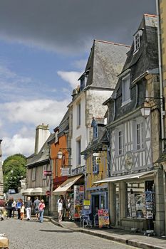 Quimper, old part of town, Brittany.
Quimper, Altstadtgebäude
