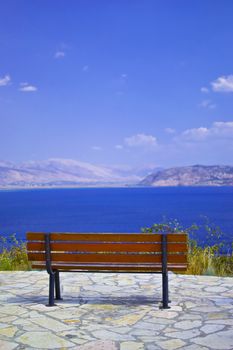 Bench by the sea