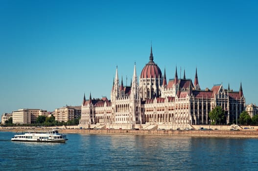 Hungarian Parliament and River Danube