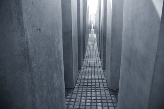 The Holocaost Memorial - Berlin, Germany opened 2005. The monument consist of 2711 concrete blocks placed on 19.000 squaremeters.