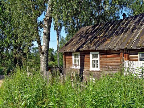 old wooden farmhouse