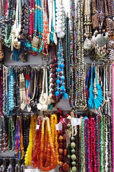 many  jewel bracelets in an outlet