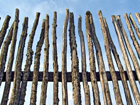 old rustic fence