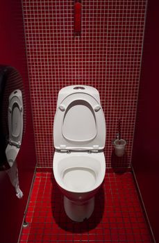 Available lightening - public toilet Copenhagen, Denmark - Copyright: Knud Nielsen