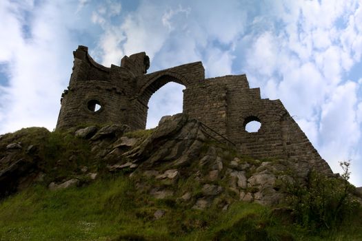 mow cop castle in the Biddulph valley in the county of Staffordshire