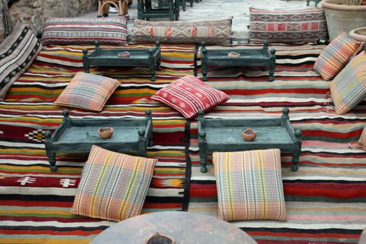 Hammamet. Tunisia. Medina and "Sidi Bou Said" cafe