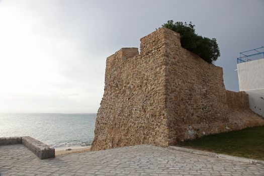 Hammamet Medina fortified walls, Tunisia