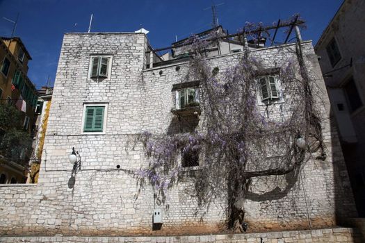 Ancient building in Sibenik, Croatia