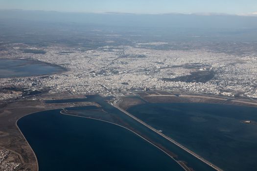 Tunis aerial view