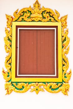 Old Thai picture frame background
