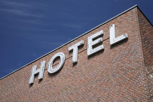 Detail of modern Danish hotel. With space for text.