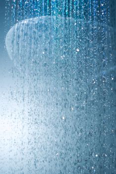 drops of water in the shower