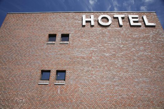 Detail of modern Danish hotel. With space for text.