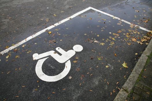 Parking for disabled.