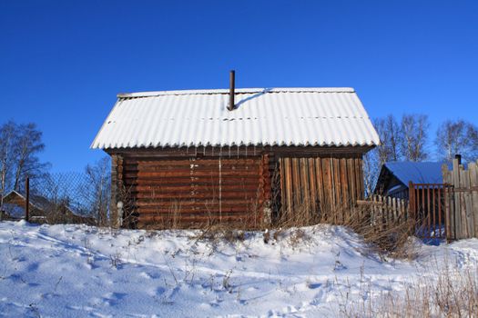 old wooden farmhouse