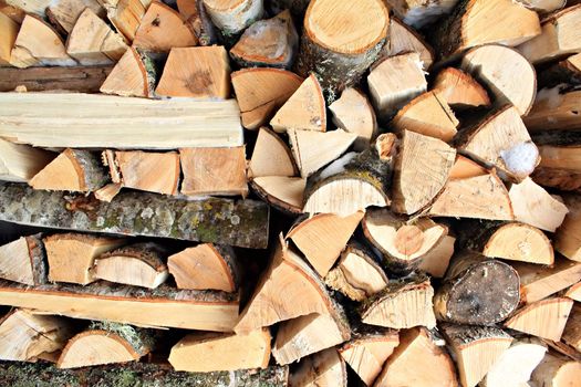 stack of logs