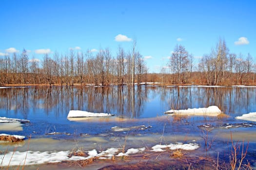 flood on river