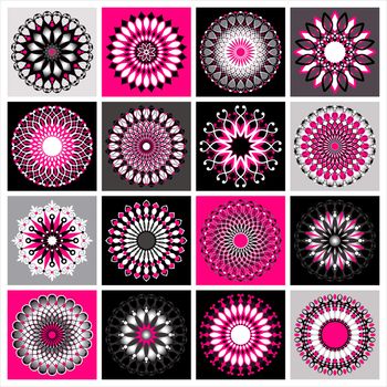 collection of circles in varies colors