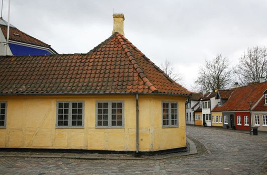 The Danish fairytale writer Hans Christian Andersen�s house in Odense, Denmark.
