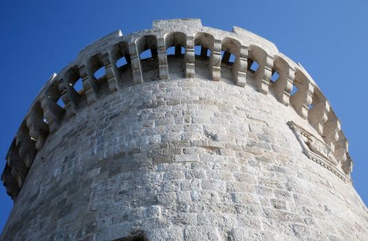 Stone fort in Korcula, Croatia