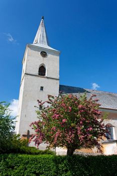 Little church in a Czech Village of Moravia