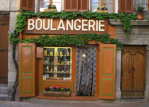 Beautiful old baker shop in St. Andr�, Provence, France.