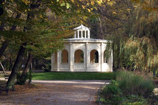 Pavilion in park Maksimir Zagreb