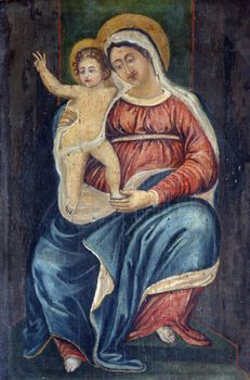 Blessed Virgin Mary with baby Jesus