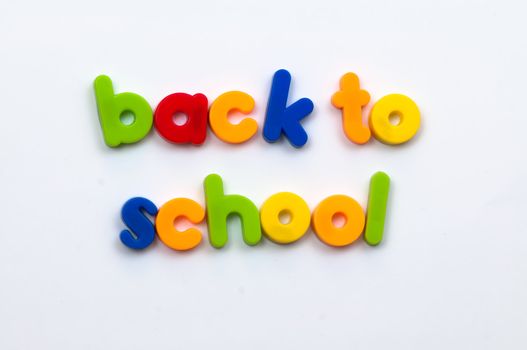 Back to school fridge magnet letters