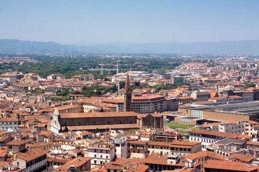 A Florence view in summer day
