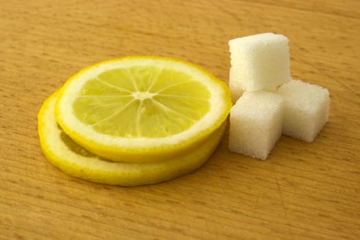 Lemon and sugar