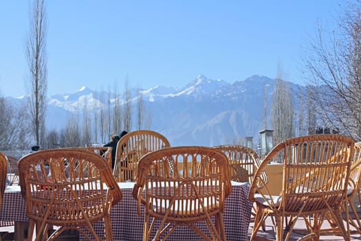 Mountain view from the Top of the hotel